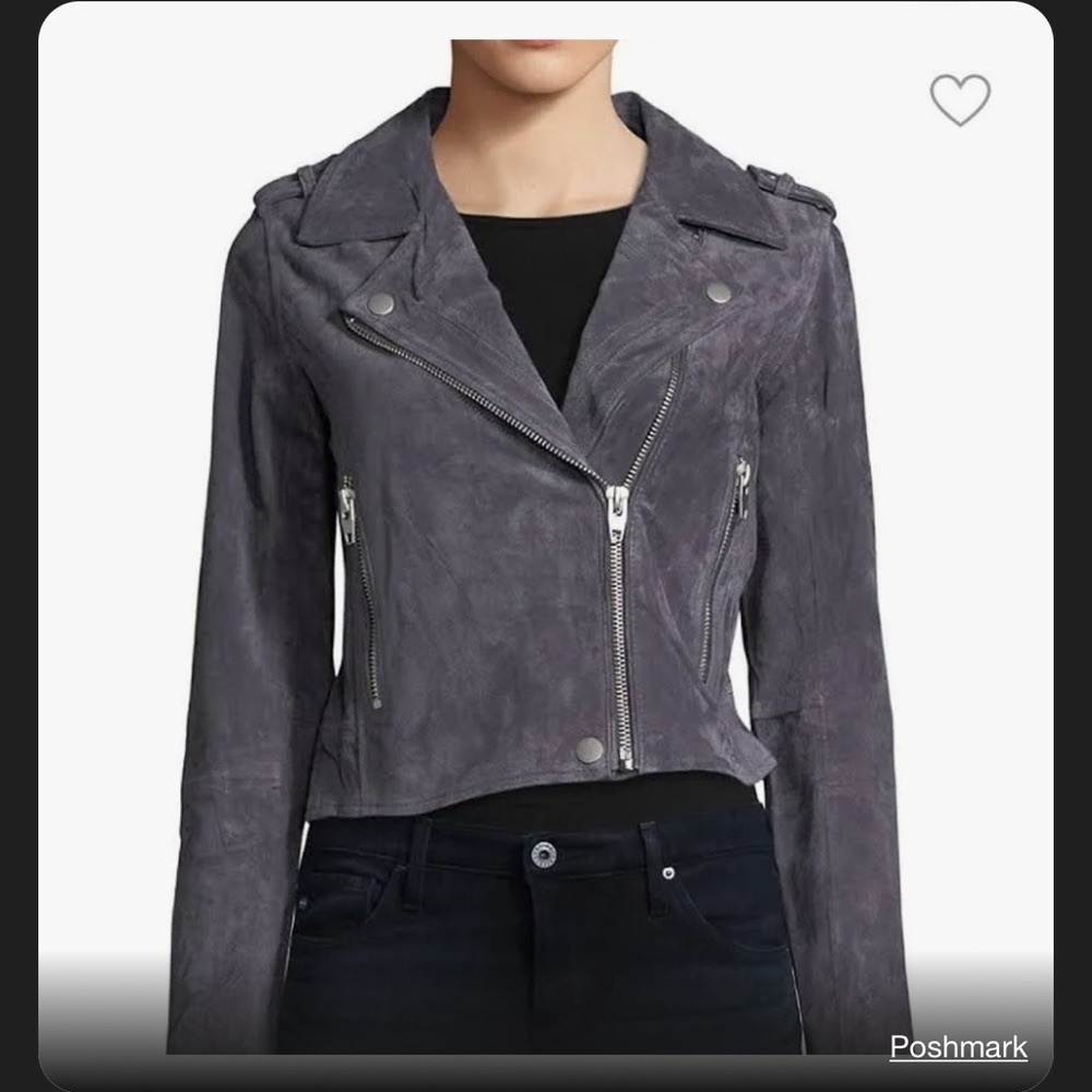 C&C California Suede Motorcycle Jacket